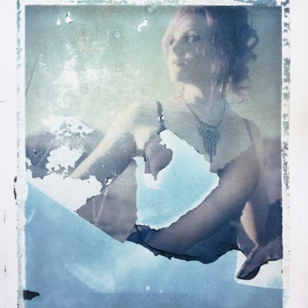 Lauren Polaroid Emulsion Transfer