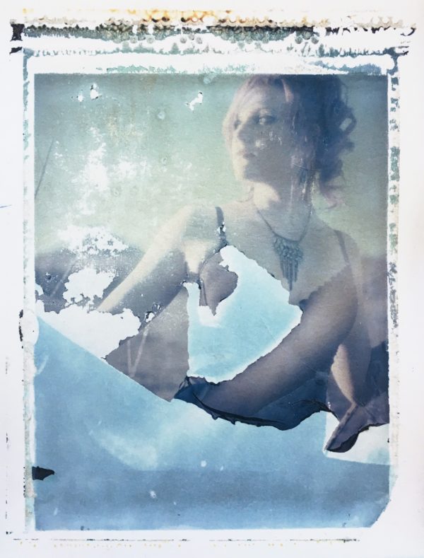 Lauren Polaroid Emulsion Transfer