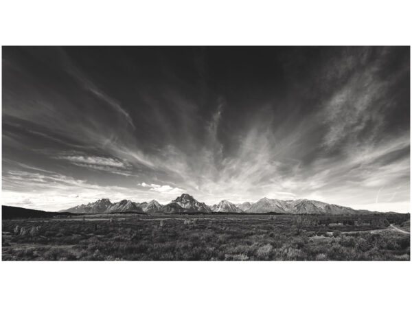 Grand Tetons Panoramic - Framed