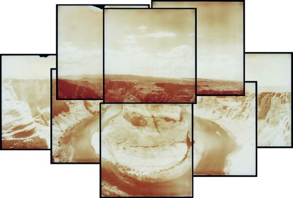 Horseshoe Bend - White - Framed