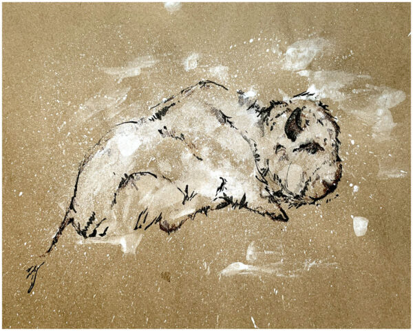 Kraft Bison Print