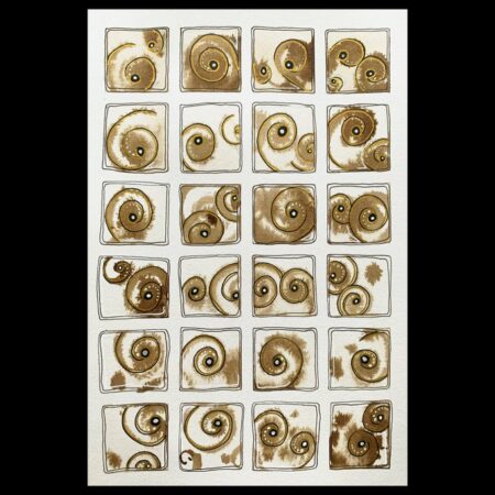 Walnut Ink Swirls