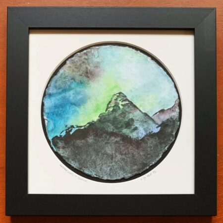 Northern Lights in Glacier - Framed