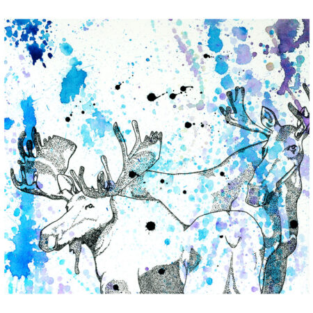 Stippled Moose
